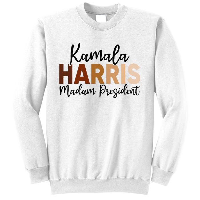 Kamala Harris For President 2024 Democrat Madam President Sweatshirt