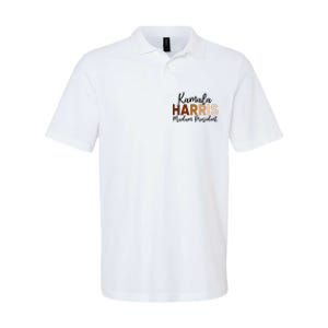 Kamala Harris For President 2024 Democrat Madam President Softstyle Adult Sport Polo