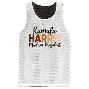 Kamala Harris For President 2024 Democrat Madam President Mesh Reversible Basketball Jersey Tank