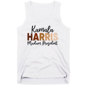 Kamala Harris For President 2024 Democrat Madam President Tank Top