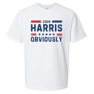 Kamala Harris For President Obviously 2024 Sueded Cloud Jersey T-Shirt