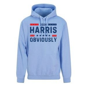 Kamala Harris For President Obviously 2024 Unisex Surf Hoodie