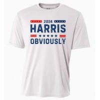 Kamala Harris For President Obviously 2024 Cooling Performance Crew T-Shirt