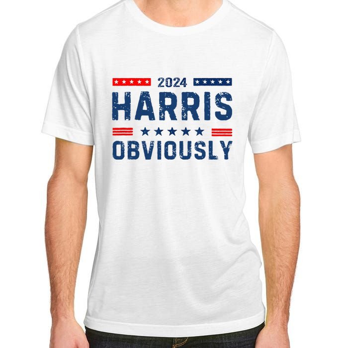 Kamala Harris For President Obviously 2024 Adult ChromaSoft Performance T-Shirt