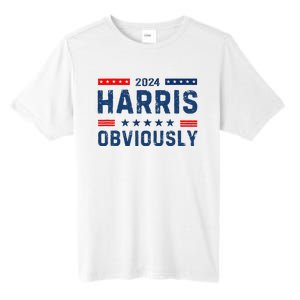 Kamala Harris For President Obviously 2024 Tall Fusion ChromaSoft Performance T-Shirt