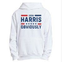 Kamala Harris For President Obviously 2024 Urban Pullover Hoodie