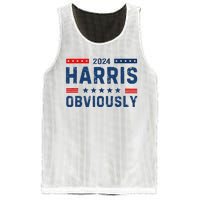 Kamala Harris For President Obviously 2024 Mesh Reversible Basketball Jersey Tank