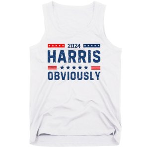 Kamala Harris For President Obviously 2024 Tank Top