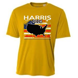 Kamala Harris For President Obviously Cooling Performance Crew T-Shirt