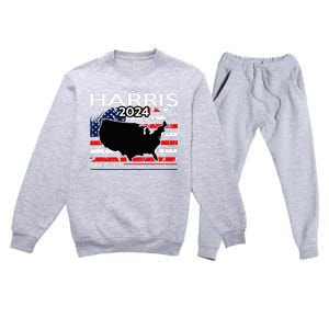 Kamala Harris For President Obviously Premium Crewneck Sweatsuit Set