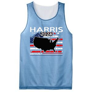 Kamala Harris For President Obviously Mesh Reversible Basketball Jersey Tank