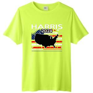 Kamala Harris For President Obviously Tall Fusion ChromaSoft Performance T-Shirt