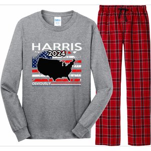 Kamala Harris For President Obviously Long Sleeve Pajama Set