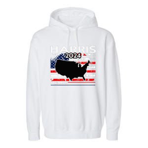 Kamala Harris For President Obviously Garment-Dyed Fleece Hoodie