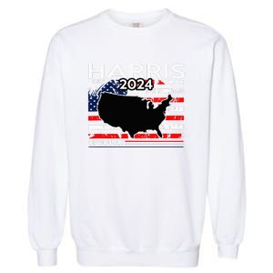 Kamala Harris For President Obviously Garment-Dyed Sweatshirt