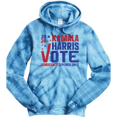 Kamala Harris For President A New Vision For America Tie Dye Hoodie