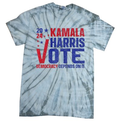 Kamala Harris For President A New Vision For America Tie-Dye T-Shirt