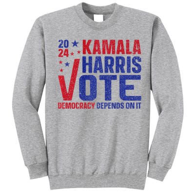 Kamala Harris For President A New Vision For America Tall Sweatshirt