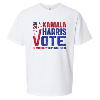 Kamala Harris For President A New Vision For America Sueded Cloud Jersey T-Shirt