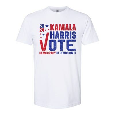 Kamala Harris For President A New Vision For America Softstyle CVC T-Shirt