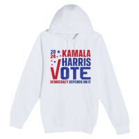 Kamala Harris For President A New Vision For America Premium Pullover Hoodie