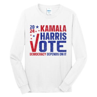 Kamala Harris For President A New Vision For America Tall Long Sleeve T-Shirt