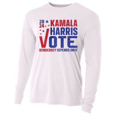 Kamala Harris For President A New Vision For America Cooling Performance Long Sleeve Crew