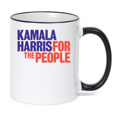 Kamala Harris For The People 11oz Black Color Changing Mug