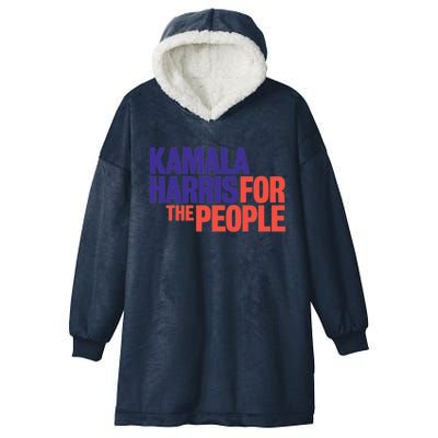 Kamala Harris For The People Hooded Wearable Blanket