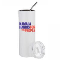 Kamala Harris For The People Stainless Steel Tumbler