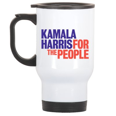 Kamala Harris For The People Stainless Steel Travel Mug