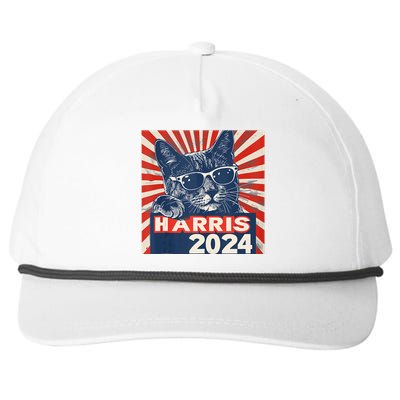 Kamala Harris For President 2024 Snapback Five-Panel Rope Hat