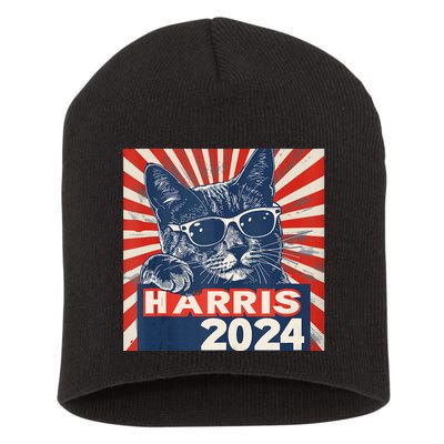 Kamala Harris For President 2024 Short Acrylic Beanie