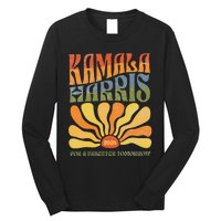 Kamala Harris For A Brighter Tomorrow 2024 Boho Aesthetic Gift Long Sleeve Shirt