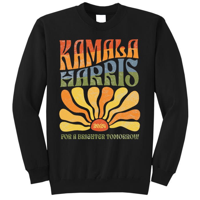 Kamala Harris For A Brighter Tomorrow 2024 Boho Aesthetic Gift Sweatshirt