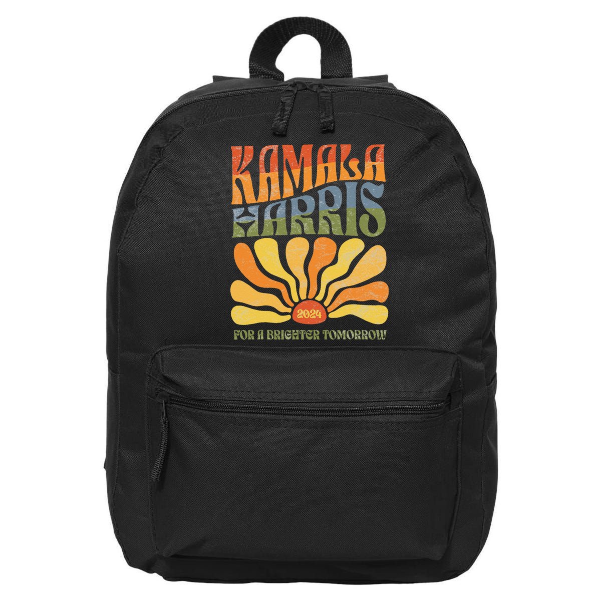 Kamala Harris For A Brighter Tomorrow 2024 Boho Aesthetic Gift 16 in Basic Backpack