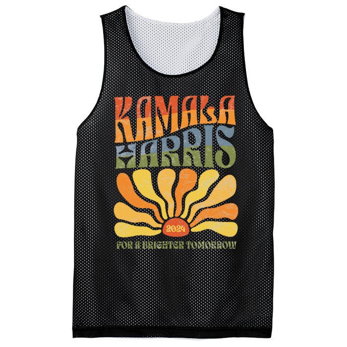 Kamala Harris For A Brighter Tomorrow 2024 Boho Aesthetic Gift Mesh Reversible Basketball Jersey Tank