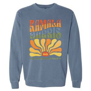 Kamala Harris For A Brighter Tomorrow 2024 Boho Aesthetic Gift Garment-Dyed Sweatshirt