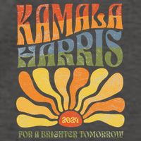 Kamala Harris For A Brighter Tomorrow 2024 Boho Aesthetic Gift Vector Backpack
