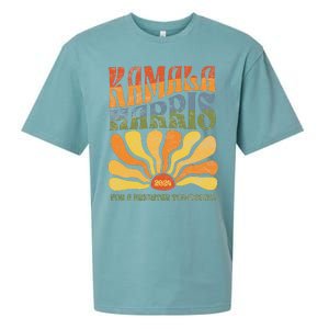 Kamala Harris For A Brighter Tomorrow 2024 Boho Aesthetic Gift Sueded Cloud Jersey T-Shirt