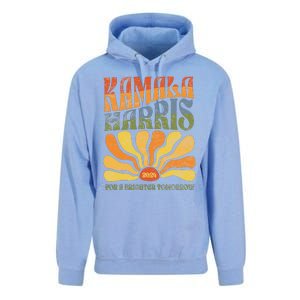 Kamala Harris For A Brighter Tomorrow 2024 Boho Aesthetic Gift Unisex Surf Hoodie