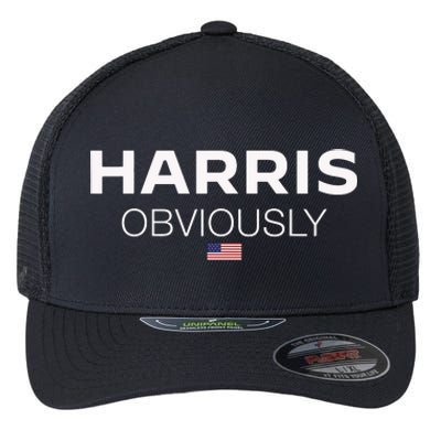 Kamala Harris For President 2024 Flexfit Unipanel Trucker Cap