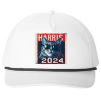 Kamala Harris For President 2024 Snapback Five-Panel Rope Hat