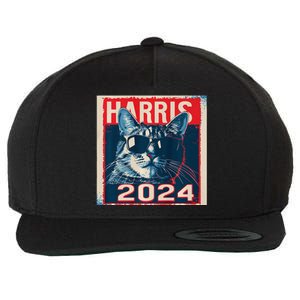 Kamala Harris For President 2024 Wool Snapback Cap