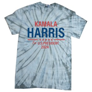 Kamala Harris For President 2024 Tie-Dye T-Shirt