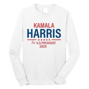 Kamala Harris For President 2024 Long Sleeve Shirt