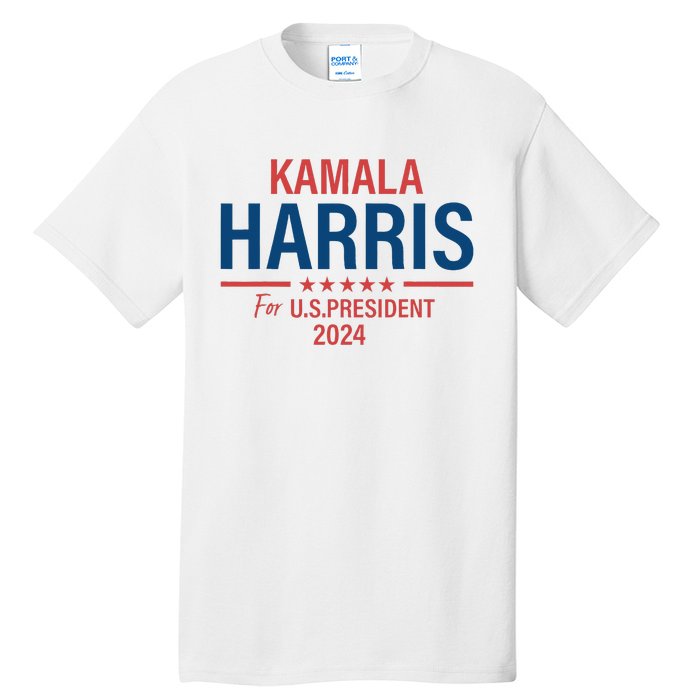 Kamala Harris For President 2024 Tall T-Shirt