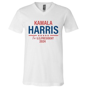 Kamala Harris For President 2024 V-Neck T-Shirt