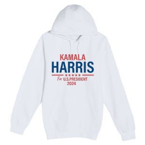 Kamala Harris For President 2024 Premium Pullover Hoodie