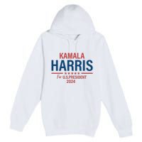 Kamala Harris For President 2024 Premium Pullover Hoodie